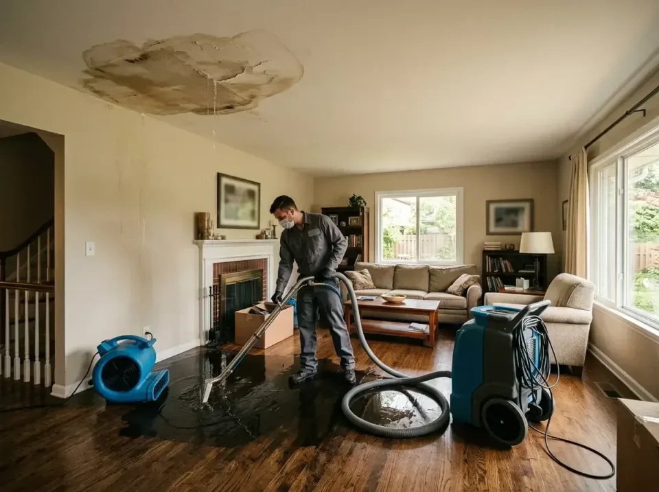 attic-pipe-burst-ceiling-drip-008 — frequently asked questions, Water Damage Restoration & Carpet Care in Portage, PA